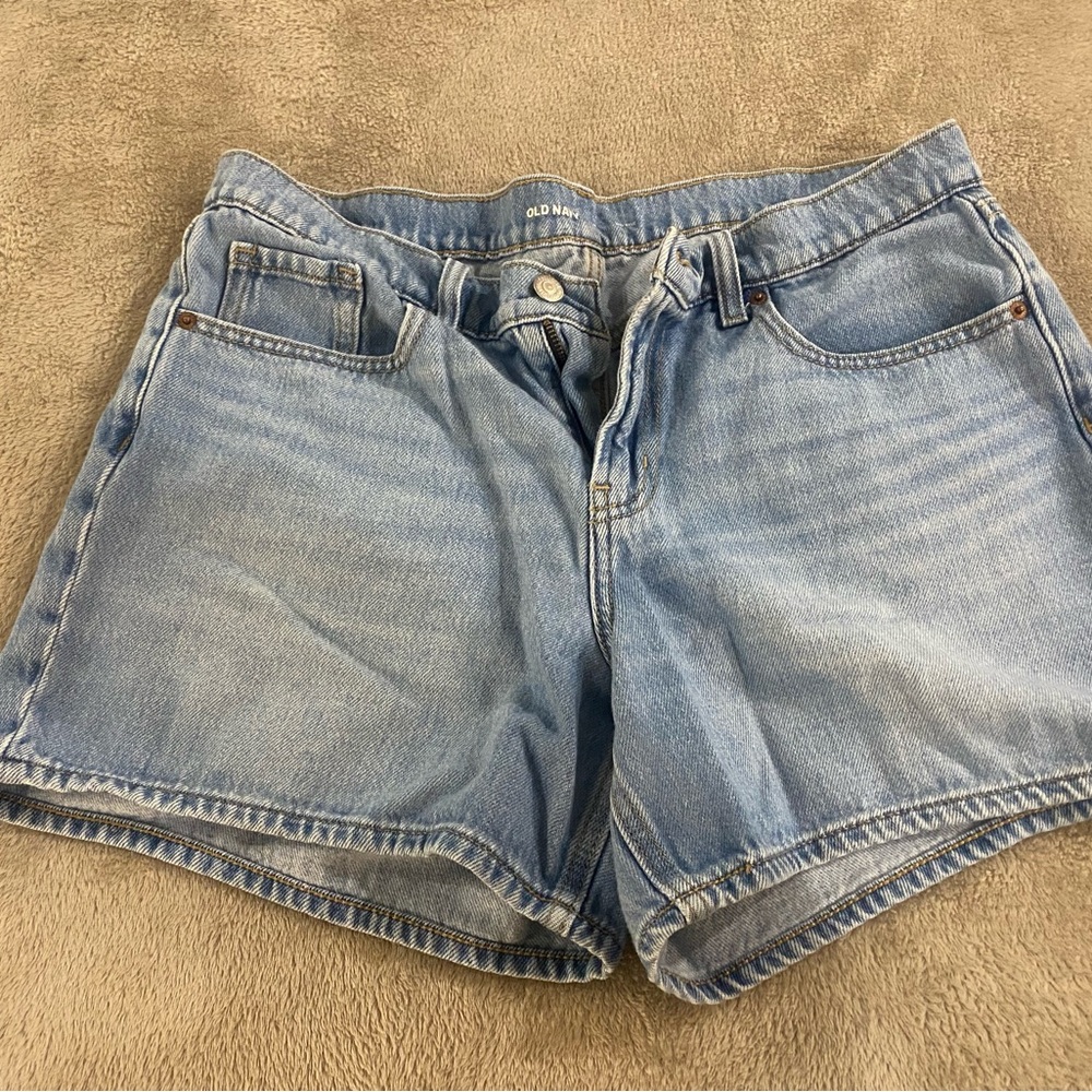 Old Navy Light Blue Denim High-Rise Women's Shorts
